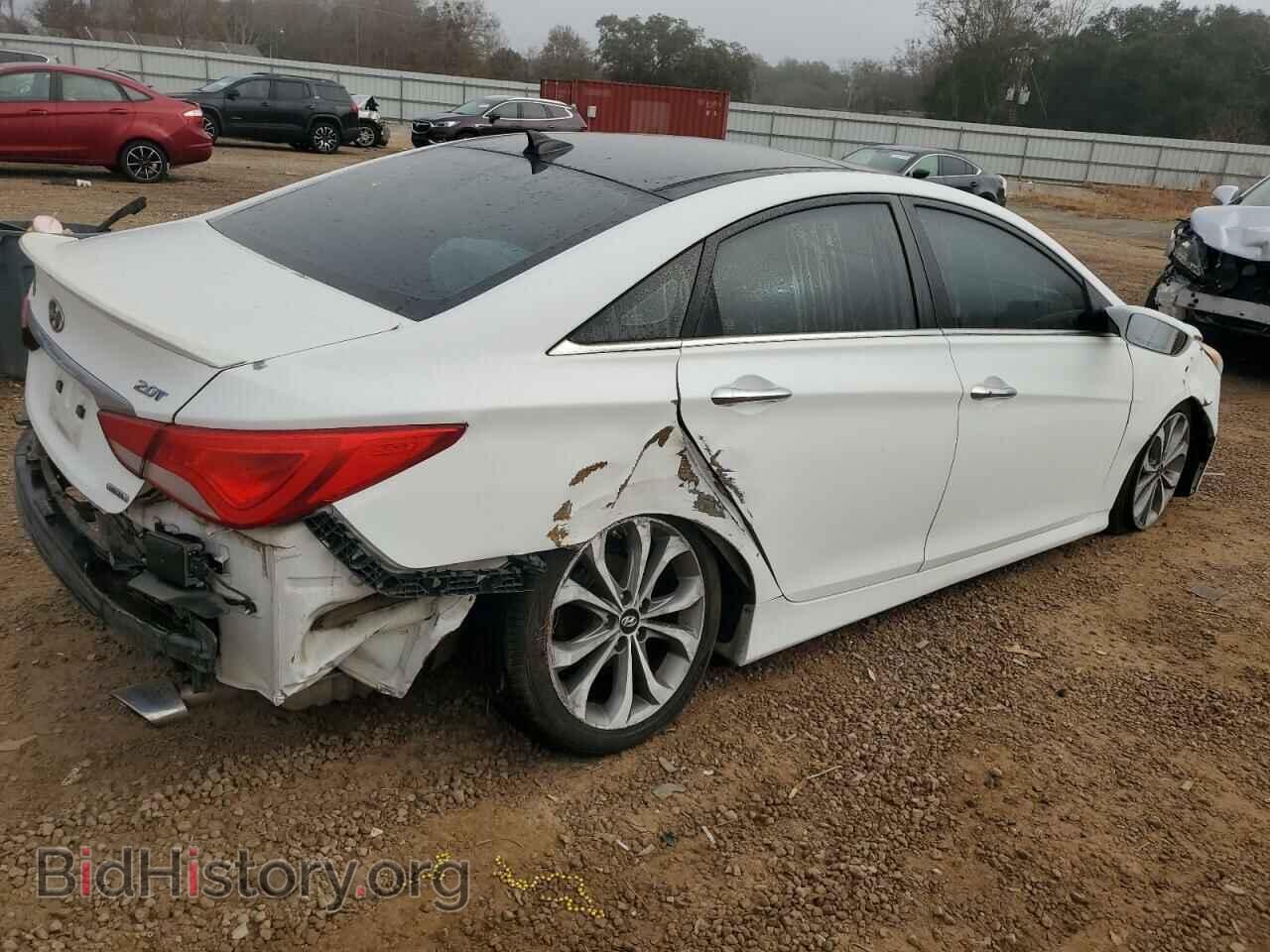 2014 HYUNDAI SONATA - VIN: 5NPEC4AB1EH830582 - Фото 3