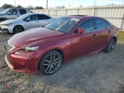 2015 Lexus IS 250, red — VIN JTHBF1D20F5075428, Copart