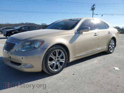 2008 Lexus LS460 460, бежевый — VIN JTHBL46FX85055300, Copart