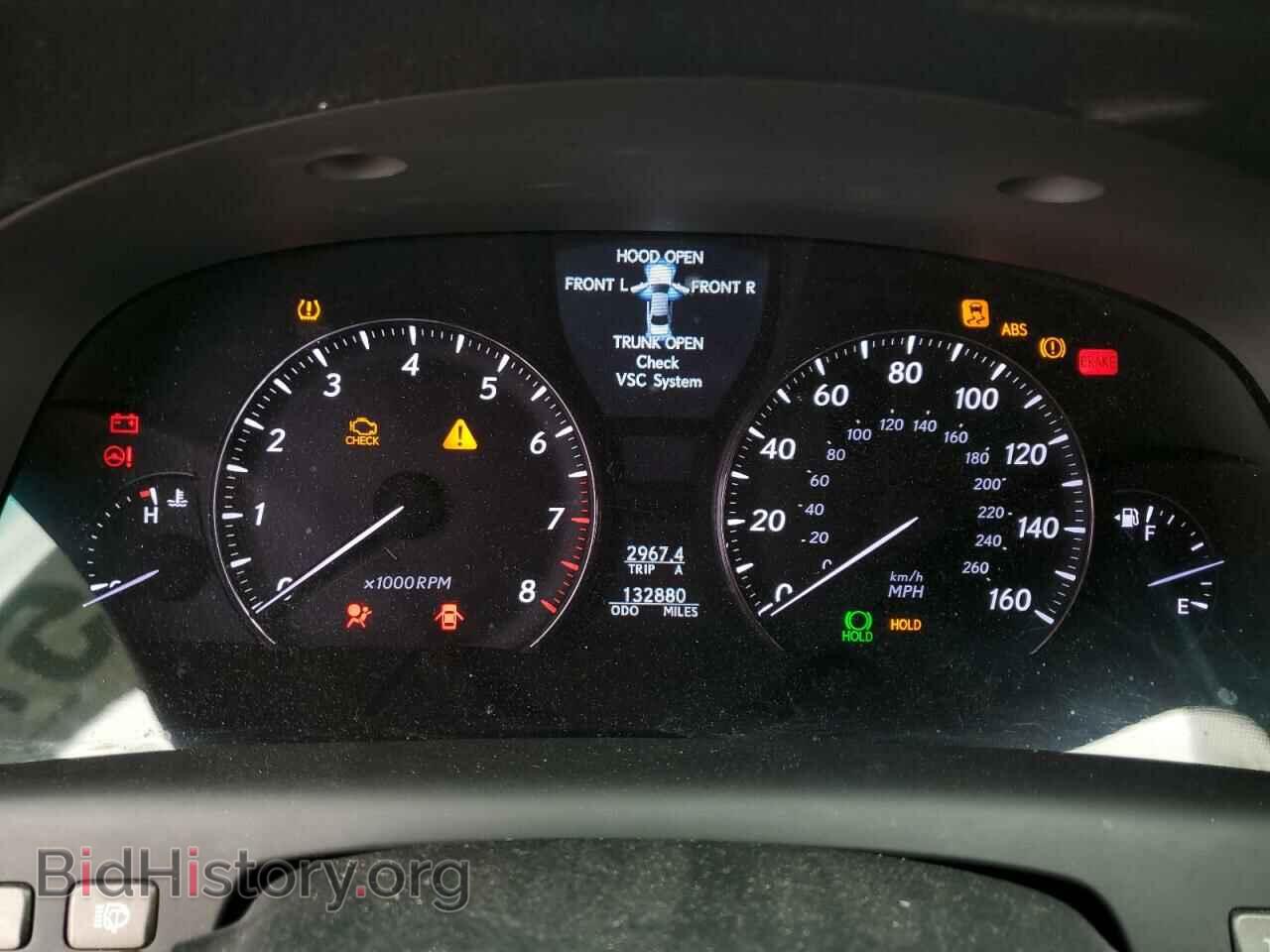 2008 LEXUS LS460 - VIN: JTHGL46F185024541 - Photo 9