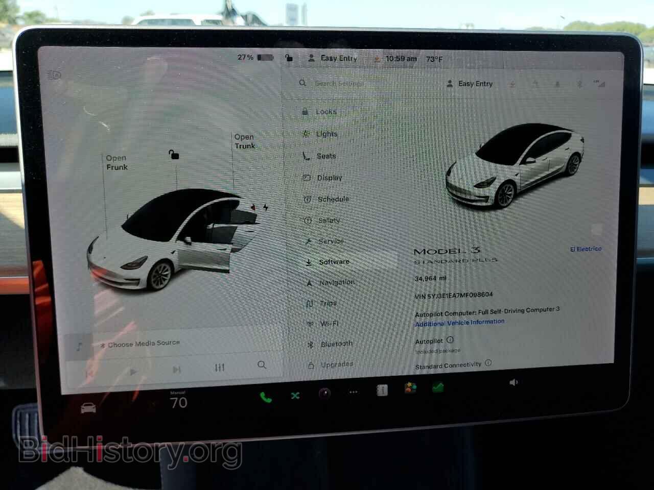2021 TESLA MODEL 3 - VIN: 5YJ3E1EA7MF098604 - Photo 9