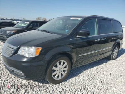 2016 Chrysler MINIVAN Touring, black — VIN 2C4RC1BG0GR159566, Copart