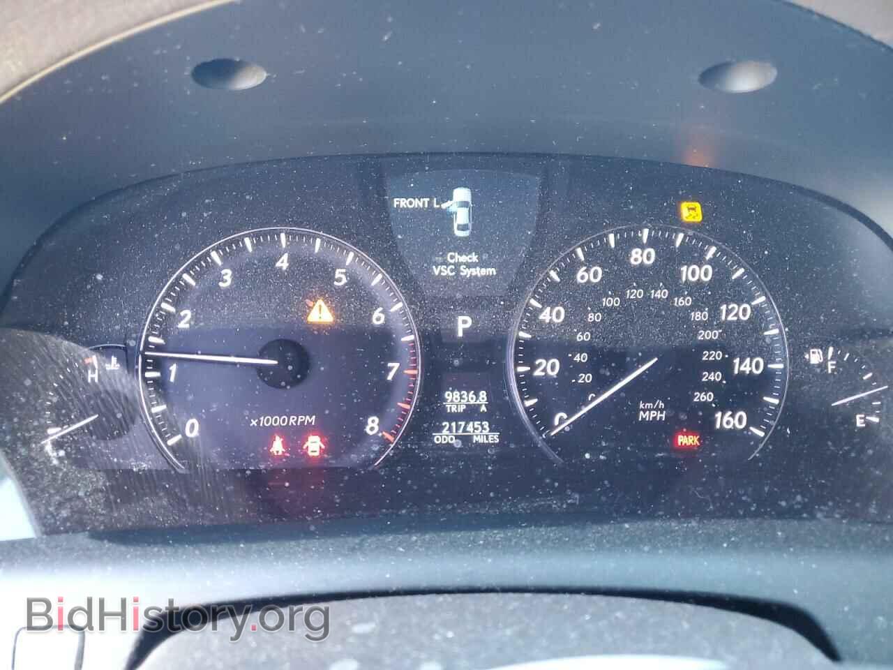 2007 LEXUS LS460 - VIN: JTHBL46F075020215 - Фото 9