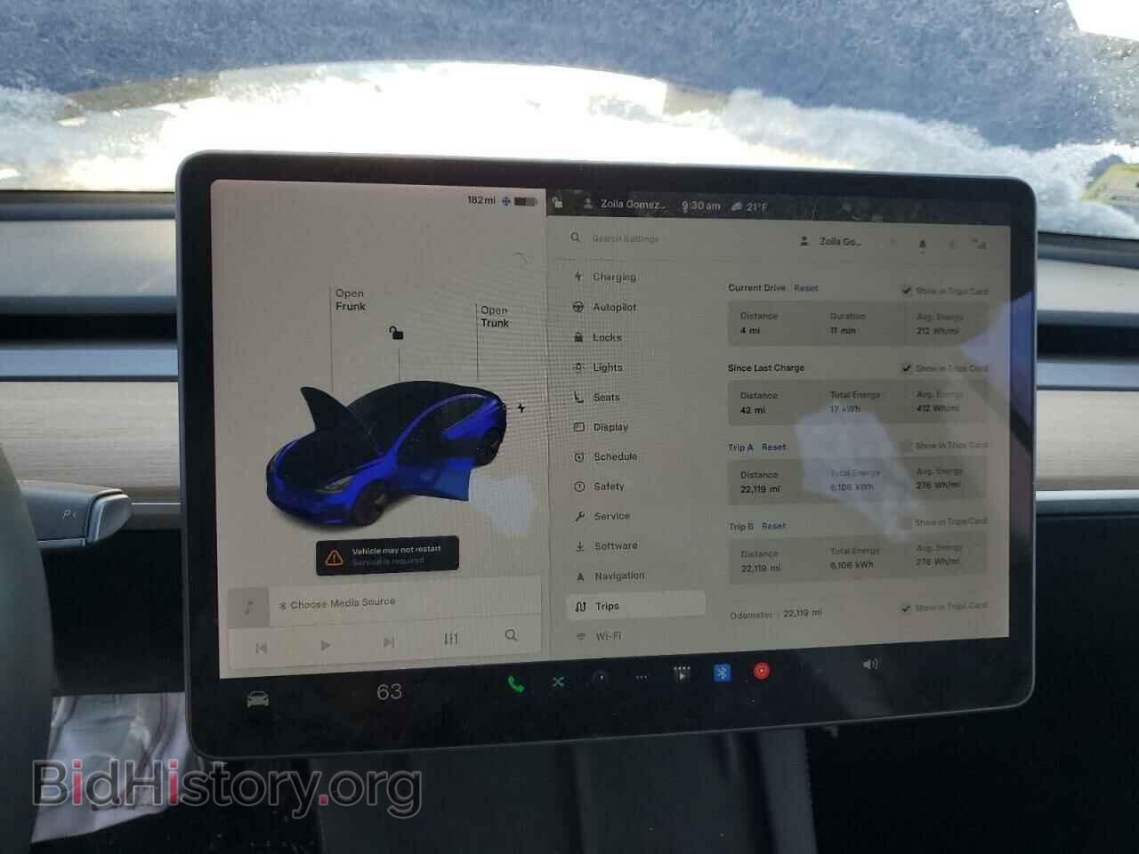 2022 TESLA MODEL 3 - VIN: 5YJ3E1EB0NF103121 - Фото 9