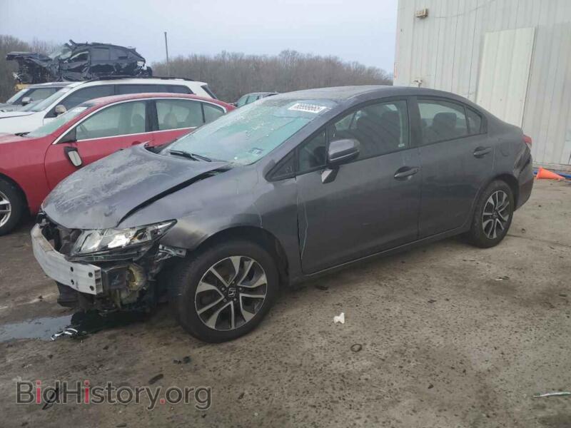 2015 Honda CIVIC EX (VIN 2HGFB2F8XFH505563) — photo 1 of 12, Copart, damage: front end