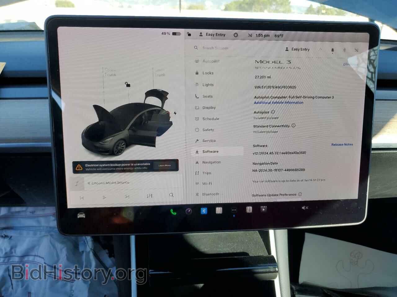 2020 TESLA MODEL 3 - VIN: 5YJ3E1EA9LF633625 - Photo 9