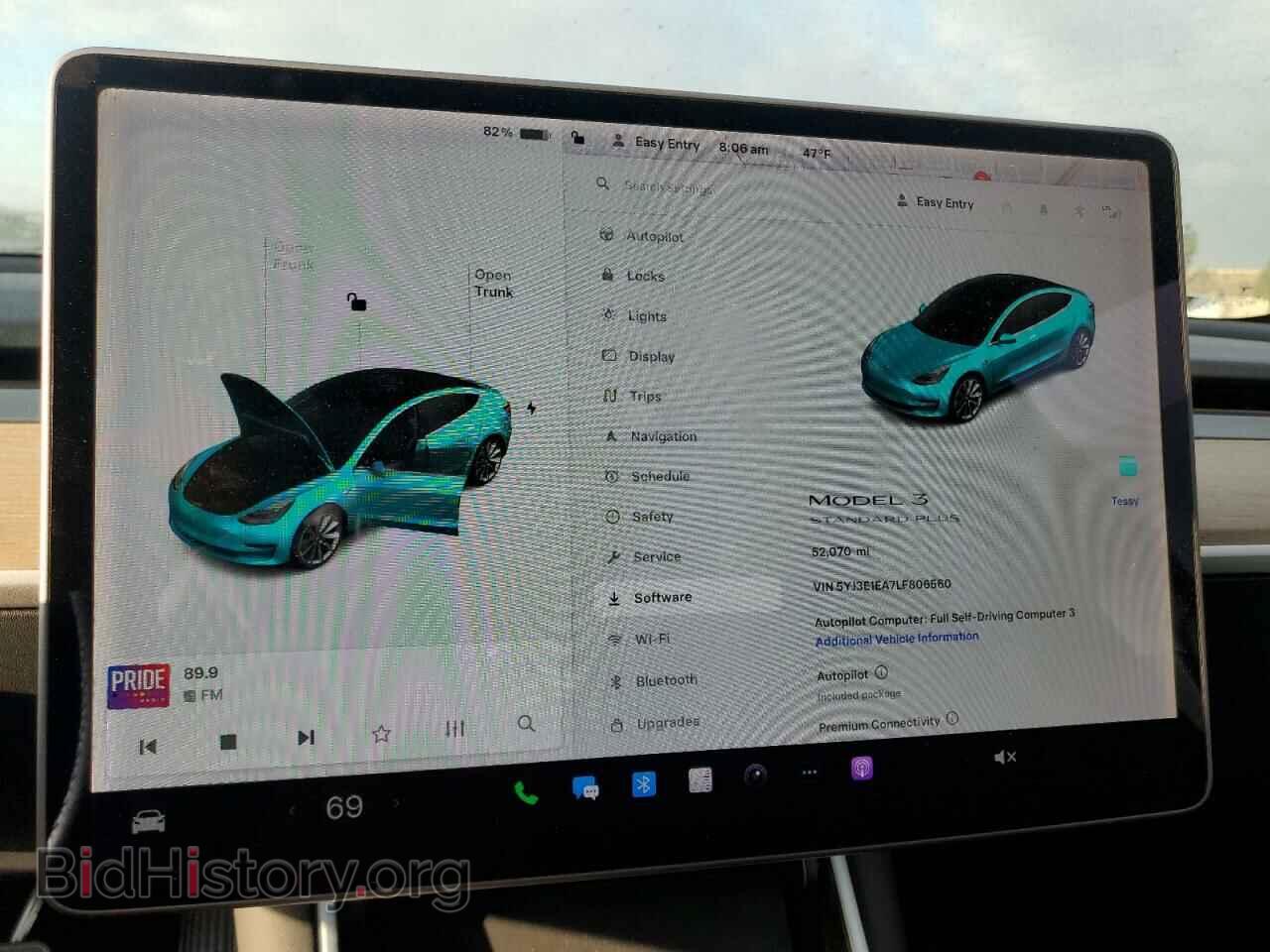 2020 TESLA MODEL 3 - VIN: 5YJ3E1EA7LF806560 - Photo 9