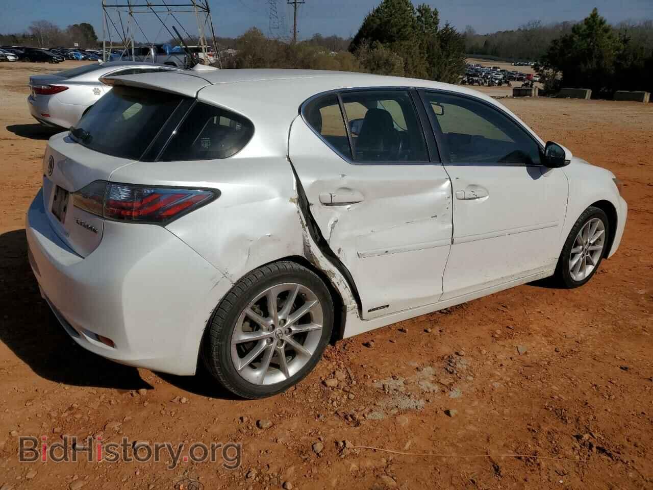 2012 LEXUS CT 200 - VIN: JTHKD5BH9C2090298 - Фото 3