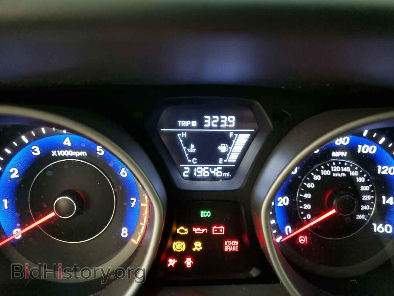 2014 HYUNDAI ELANTRA - VIN: KMHDH4AE1EU062191 - Фото 9