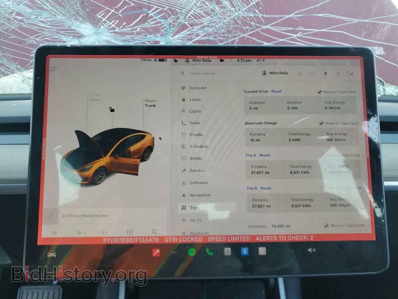 2018 TESLA MODEL 3 - VIN: 5YJ3E1EB8JF133476 - Фото 9