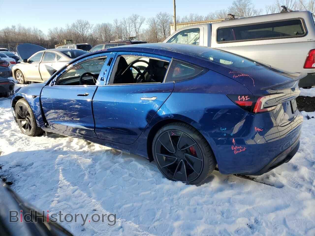2024 TESLA MODEL 3 - VIN: 5YJ3E1ETXRF847128 - Фото 2