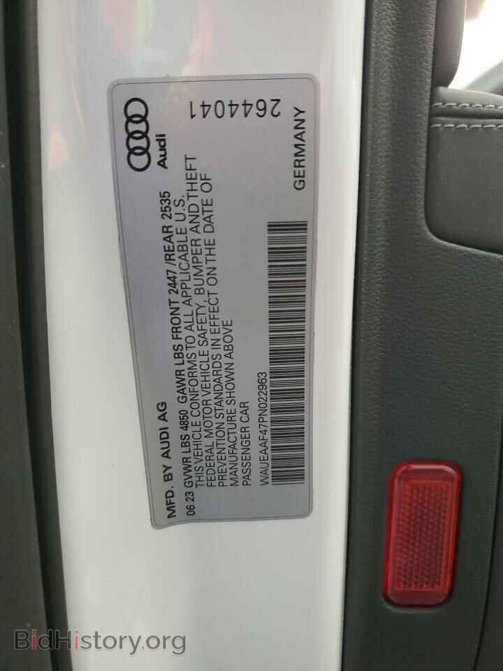 2023 AUDI A4 - VIN: WAUEAAF47PN022963 - Фото 12