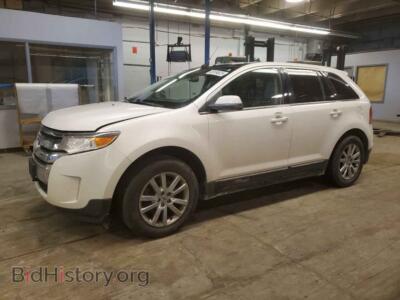 2012 Ford EDGE Limited, white — VIN 2FMDK3K97CBA15411, Copart