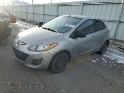 2011 Mazda 2, серебристый — VIN JM1DE1HY3B0103385, Copart