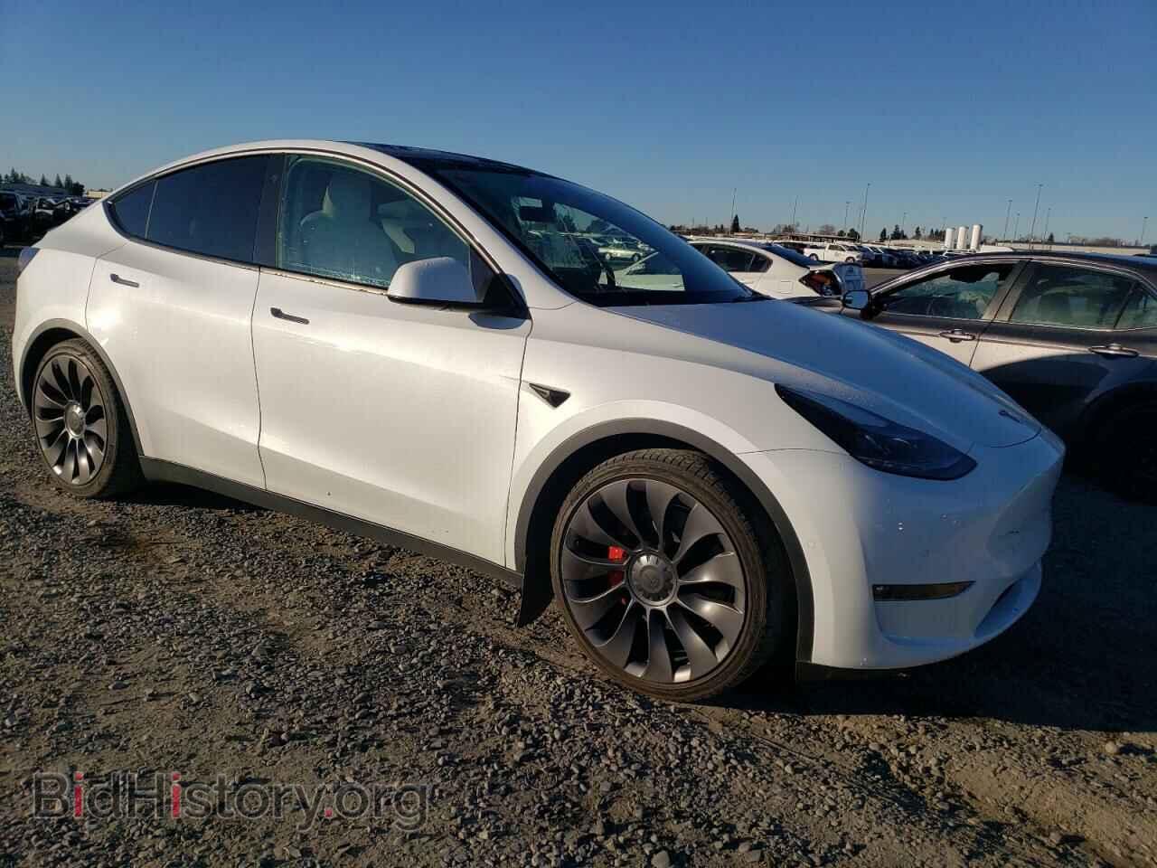 2022 TESLA MODEL Y - VIN: 7SAYGDEF6NF407299 - Фото 4