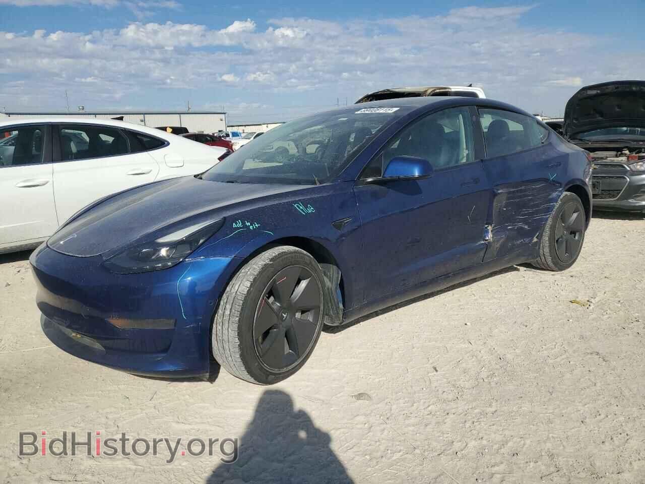 Photo 5YJ3E1EA9MF973083 - TESLA MODEL 3 2021