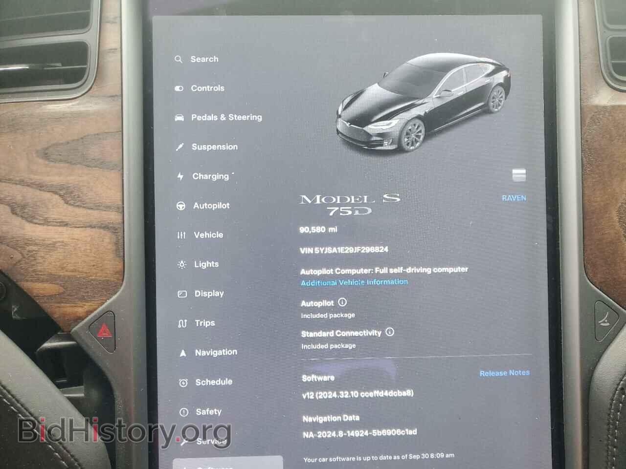 2018 TESLA MODEL S - VIN: 5YJSA1E29JF296824 - Photo 9