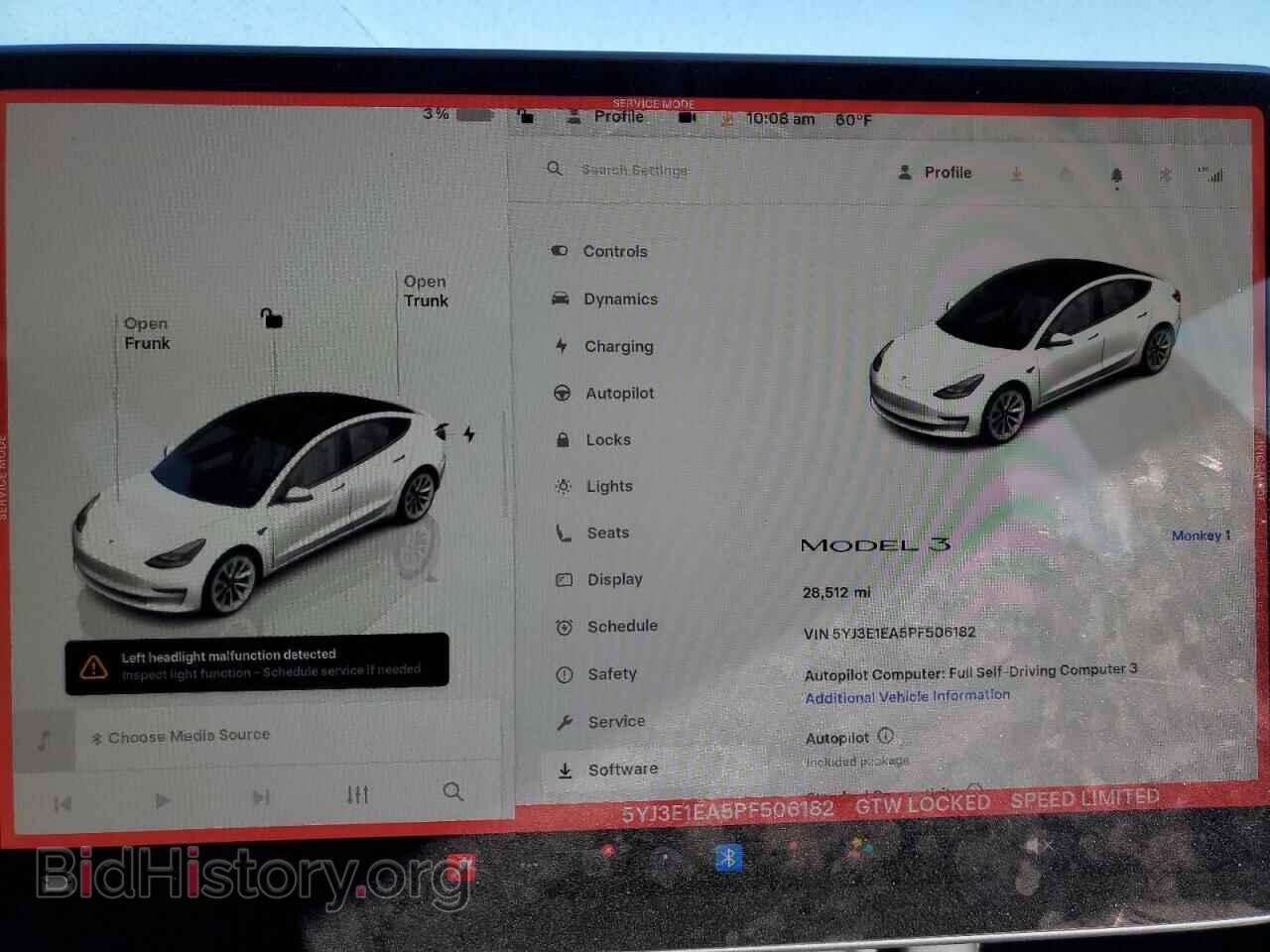 2023 TESLA MODEL 3 - VIN: 5YJ3E1EA5PF506182 - Photo 9