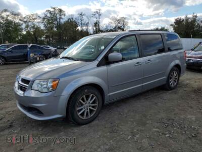 2016 Dodge CARAVAN SXT, silver — VIN 2C4RDGCG4GR274539, Copart