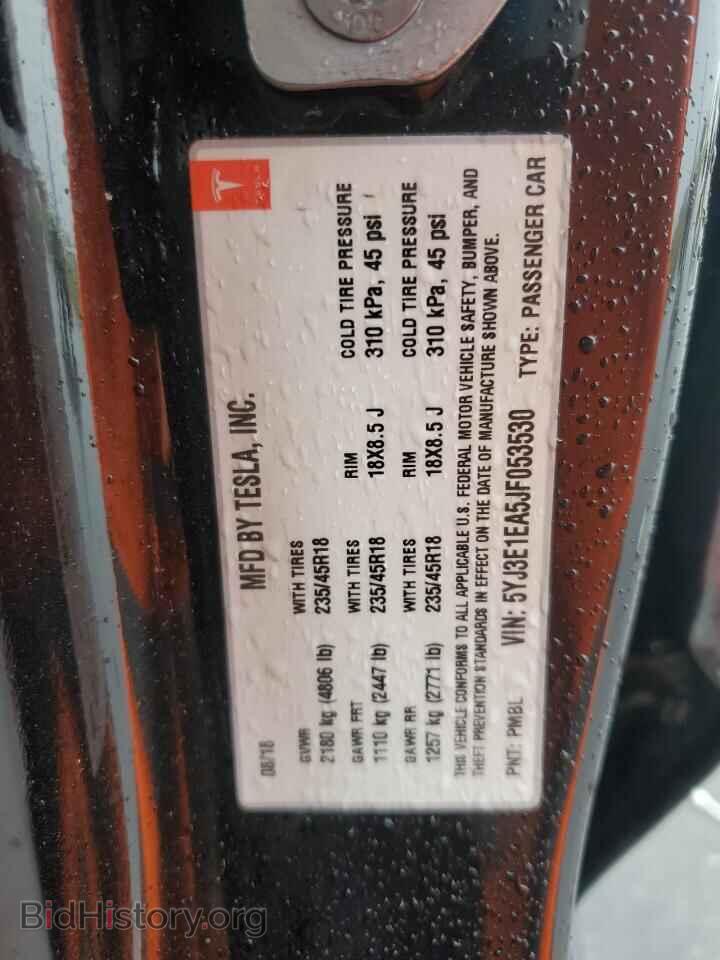 2018 TESLA MODEL 3 - VIN: 5YJ3E1EA5JF053530 - Photo 13