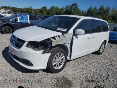 2019 Dodge CARAVAN SXT, белый — VIN 2C4RDGCG1KR711597, Copart