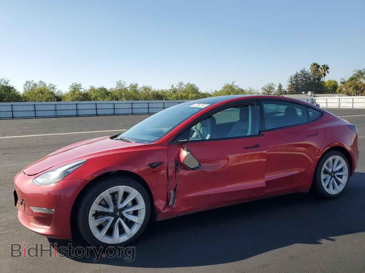 Photo 5YJ3E1EB7NF304899 - TESLA MODEL 3 2022