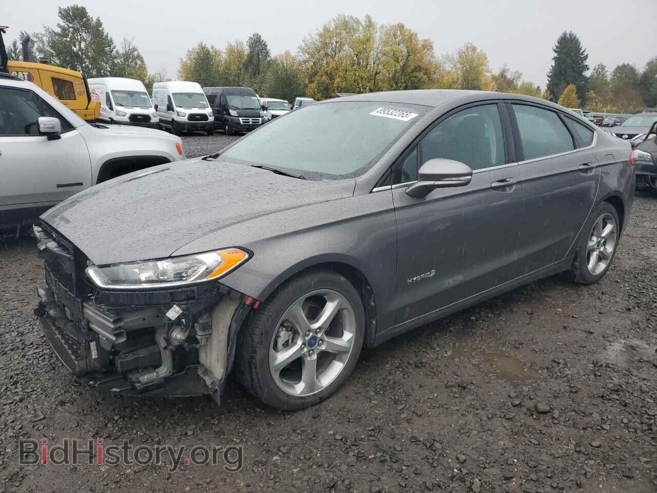 Photo 3FA6P0LU3DR164116 - FORD FUSION 2013