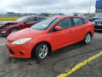 2014 Ford FOCUS SE, красный — VIN 1FADP3F28EL310559, Copart