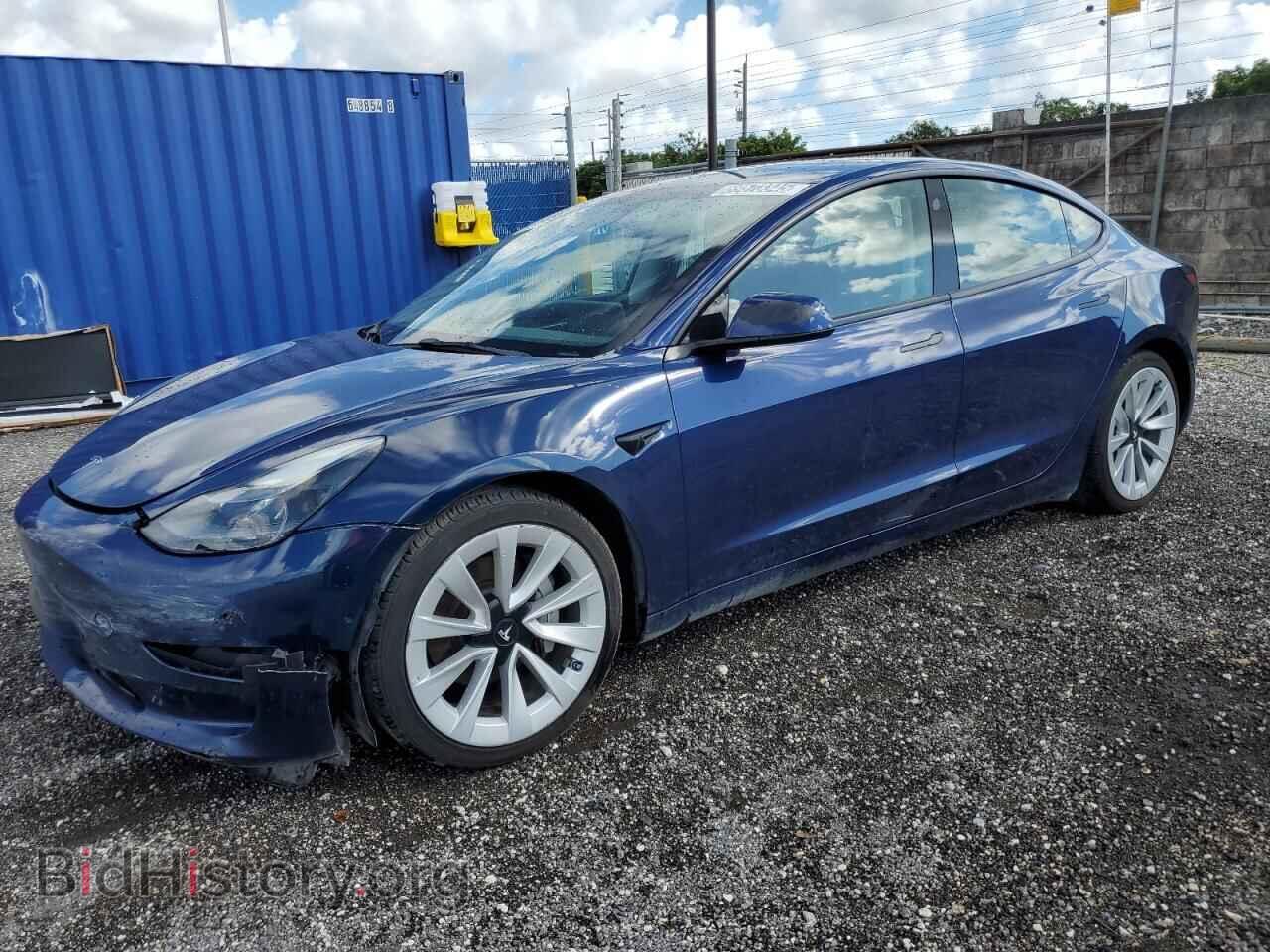 Photo 5YJ3E1EA5NF190859 - TESLA MODEL 3 2022