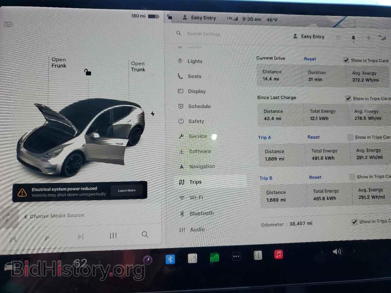 2022 TESLA MODEL Y - VIN: 7SAYGDEF2NF346498 - Photo 9