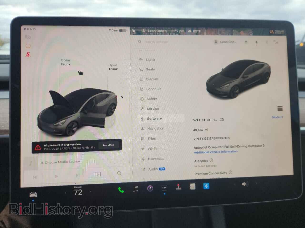 2023 TESLA MODEL 3 - VIN: 5YJ3E1EA8PF397409 - Photo 9