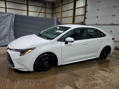 2025 Toyota COROLLA LE, white — VIN 5YFB4MDE2SP337322, Copart