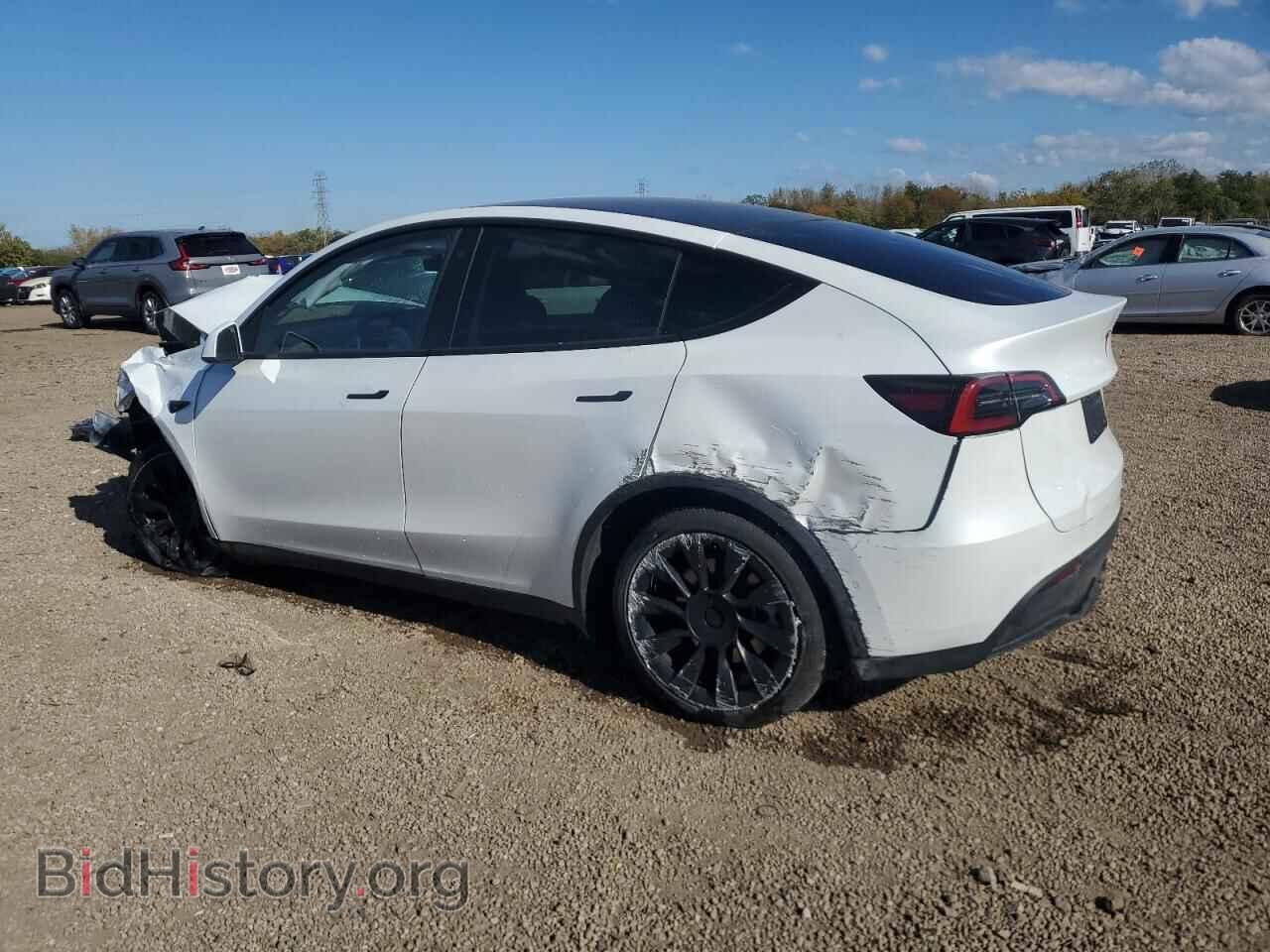 2022 TESLA MODEL Y - VIN: 7SAYGDEE7NA016277 - Фото 2