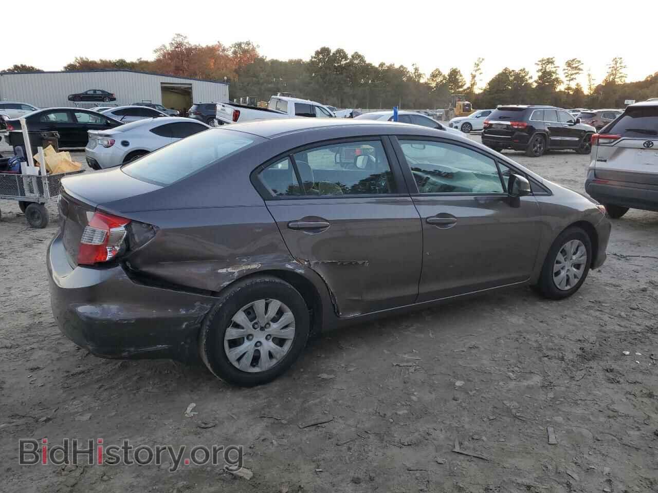 2012 HONDA CIVIC - VIN: 2HGFB2F52CH596376 - Фото 3