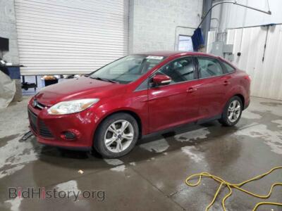 2014 Ford FOCUS SE, красный — VIN 1FADP3F21EL413581, Copart