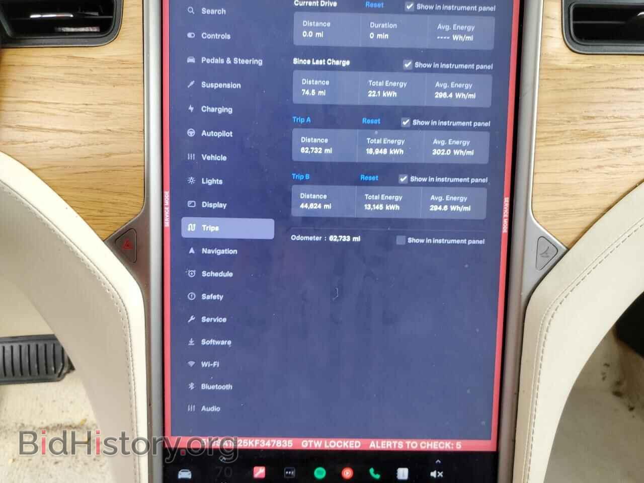 2019 TESLA MODEL S - VIN: 5YJSA1E25KF347835 - Photo 9