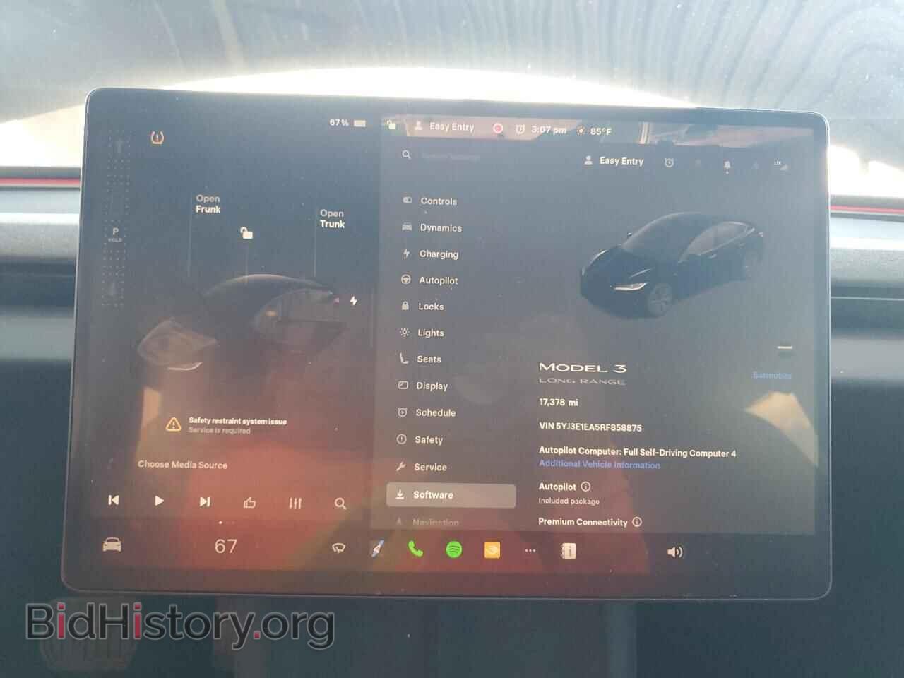 2024 TESLA MODEL 3 - VIN: 5YJ3E1EA5RF858875 - Photo 9