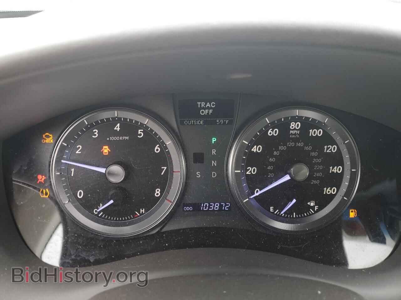 2012 LEXUS ES350 - VIN: JTHBK1EG7C2475201 - Фото 9