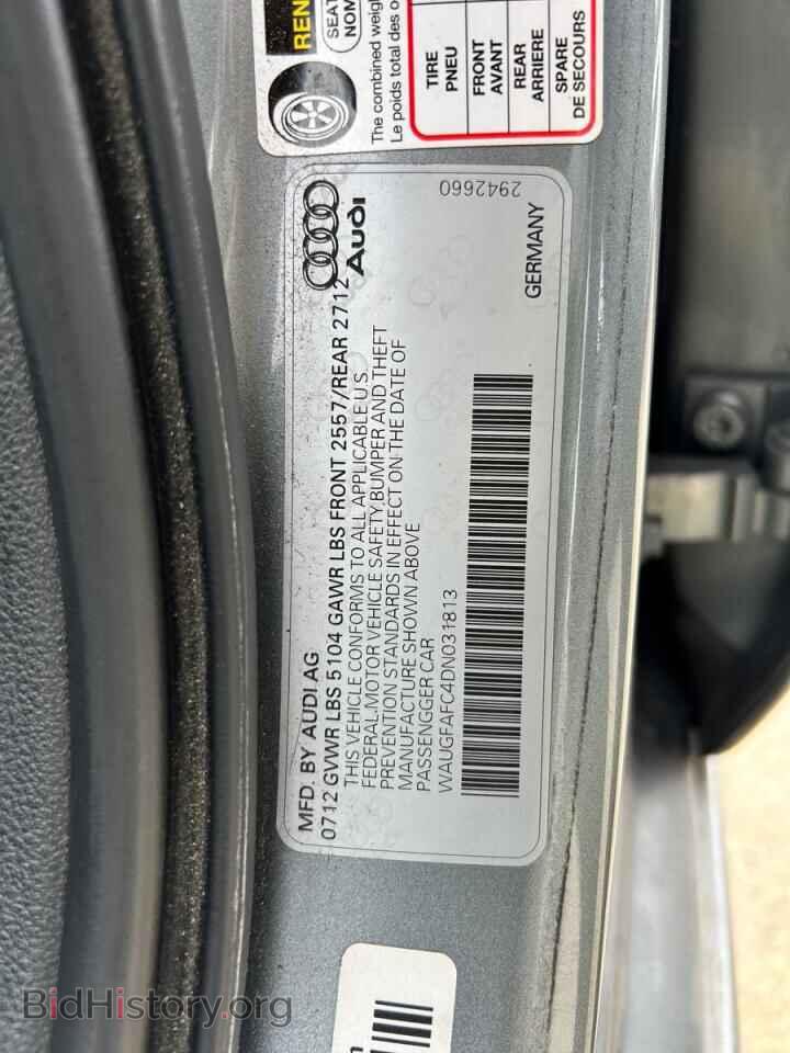 2013 AUDI A6 - VIN: WAUGFAFC4DN031813 - Photo 10