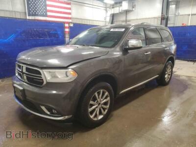 2015 Dodge DURANGO SXT, charcoal — VIN 1C4RDJAG0FC834516, Copart