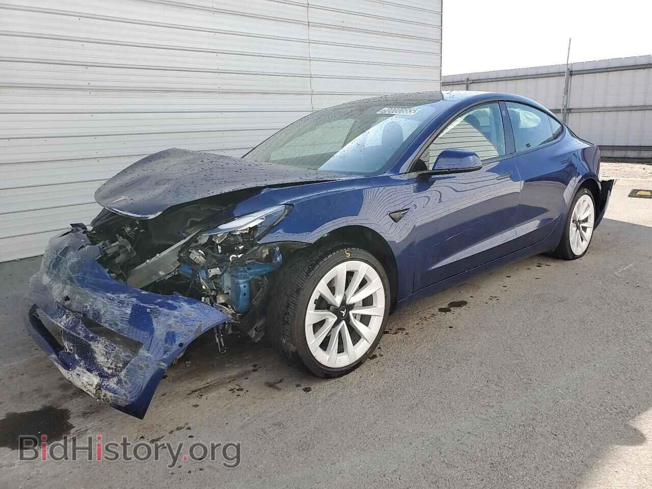 Photo 5YJ3E1EA8NF304448 - TESLA MODEL 3 2022