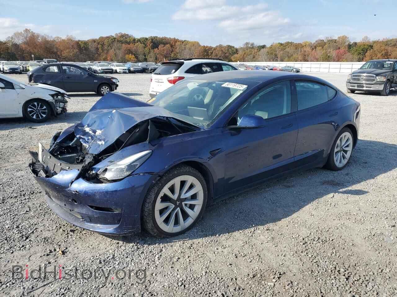 Photo 5YJ3E1EA2NF189040 - TESLA MODEL 3 2022