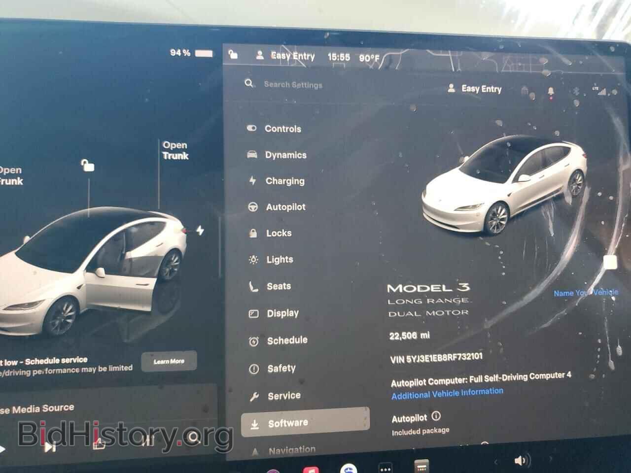 2024 TESLA MODEL 3 - VIN: 5YJ3E1EB8RF732101 - Фото 9