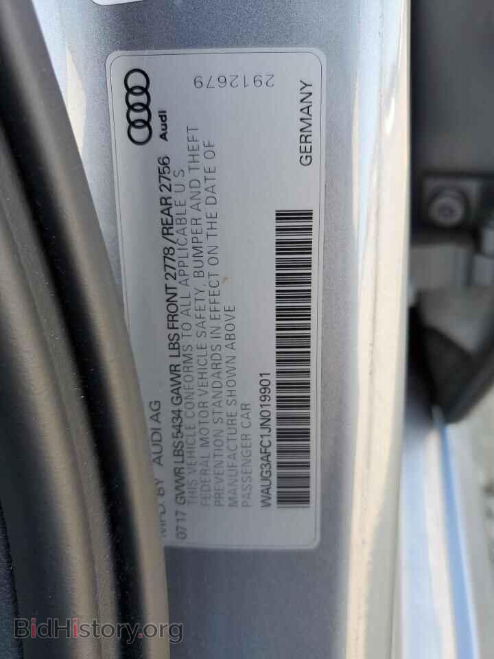 2018 AUDI A6 - VIN: WAUG3AFC1JN019901 - Photo 12