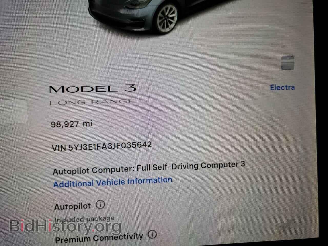 2018 TESLA MODEL 3 - VIN: 5YJ3E1EA3JF035642 - Фото 9