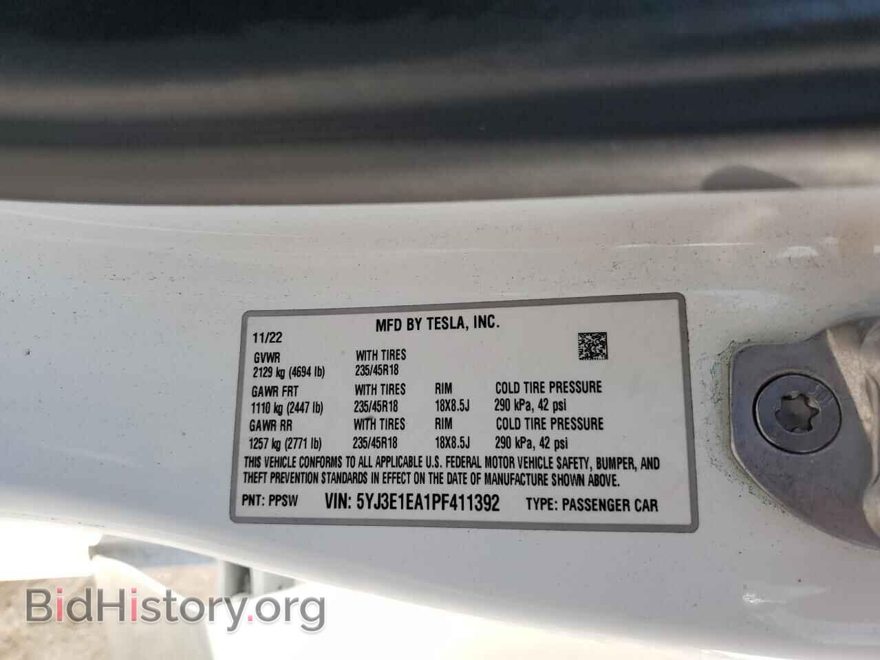2023 TESLA MODEL 3 - VIN: 5YJ3E1EA1PF411392 - Photo 12