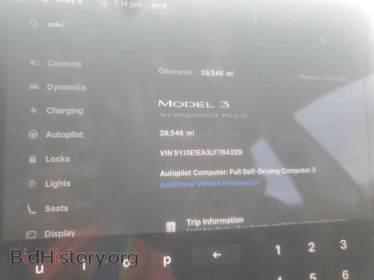2020 TESLA MODEL 3 - VIN: 5YJ3E1EA3LF784329 - Фото 9