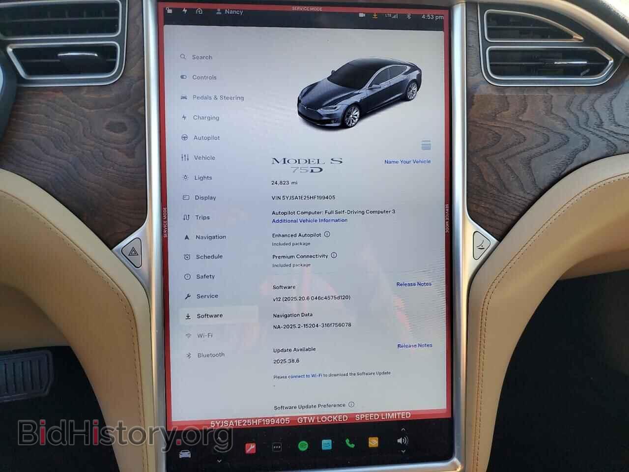 2017 TESLA MODEL S - VIN: 5YJSA1E25HF199405 - Photo 9