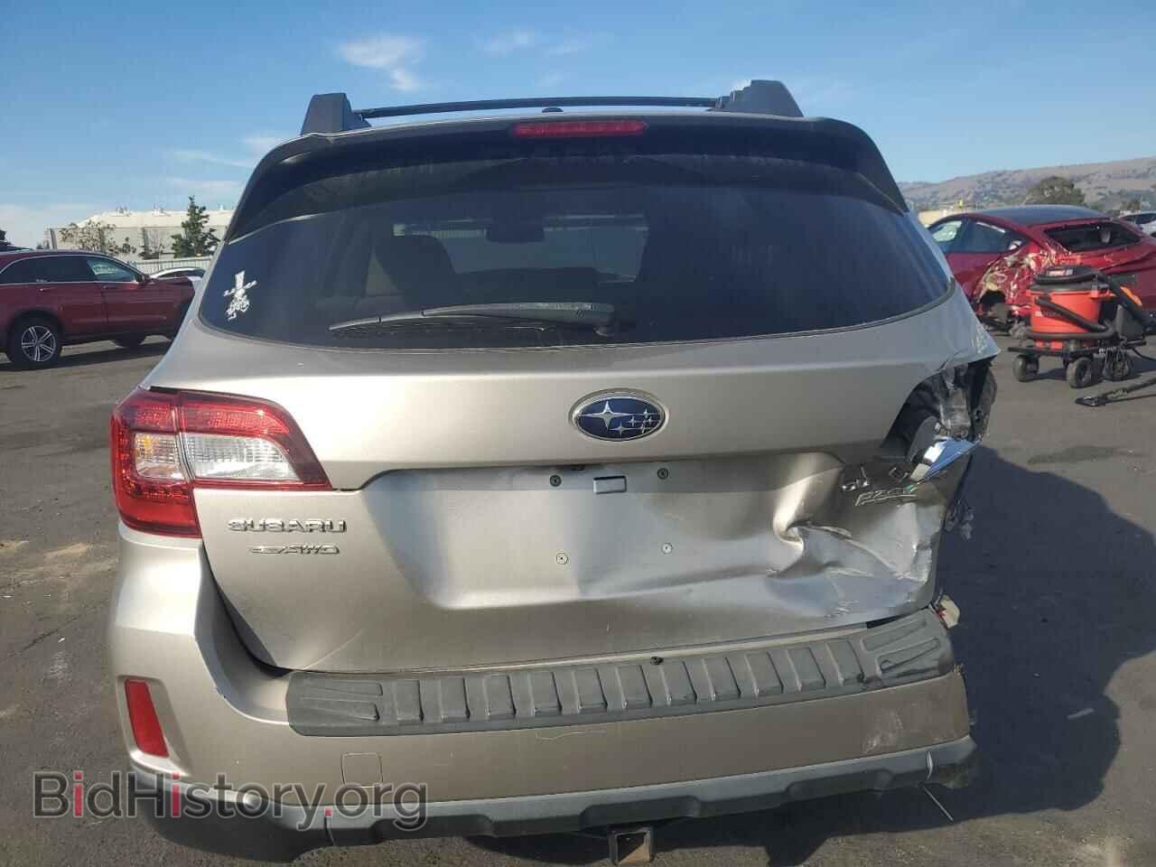 2015 SUBARU OUTBACK - VIN: 4S4BSALC3F3288582 - Фото 6