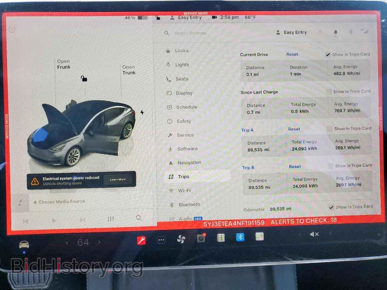 2022 TESLA MODEL 3 - VIN: 5YJ3E1EA4NF191159 - Photo 9